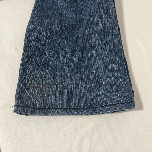 Rock Revival Jen Boot Jeans Sz 29 Faux Leather Embroidered Back Flap Pockets EUC - Picture 15 of 15